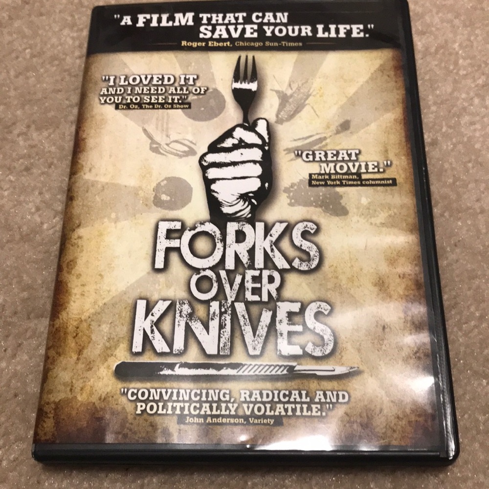 Forks over knives CD. Only used once